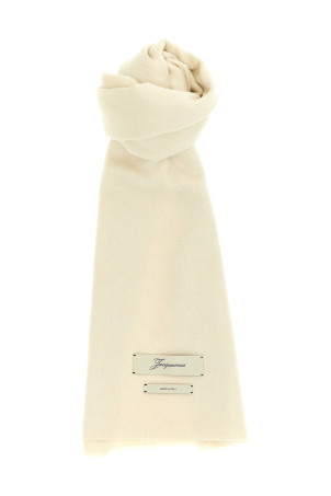 Шарф «LJACQUEMUS 'Echarpe Cachemiro» бежевого цвета 25HACM00726AK00249110