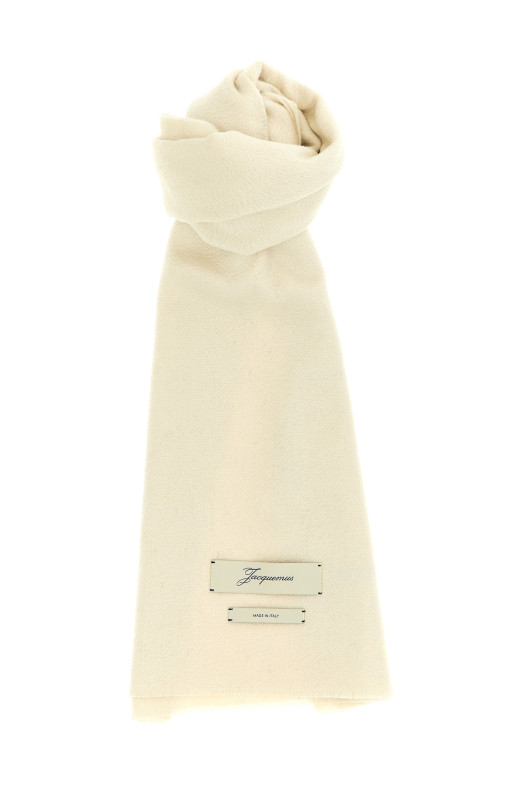 Шарф «LJACQUEMUS 'Echarpe Cachemiro» бежевого цвета 25HACM00726AK00249110