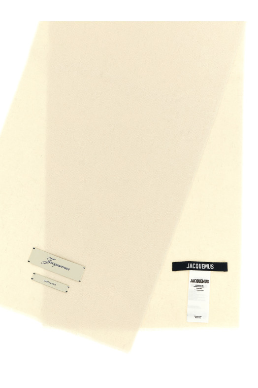 Шарф «LJACQUEMUS 'Echarpe Cachemiro» бежевого цвета 25HACM00726AK00249110