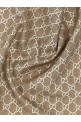 GG lamé scarf Brown