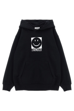 Printed hoodie Black Printed hoodie Black