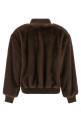 Куртка-бомбер зі штучного хутра Коричнева PAROSH D431754PULSE808