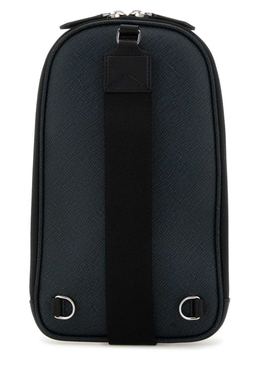 Melange blue leather crossbody bag MONTBLANC (220356) Melange blue leather crossbody bag MONTBLANC (220356)