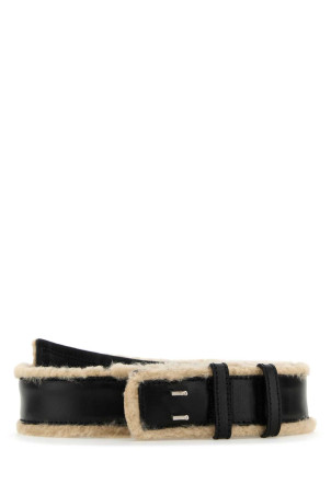 Black leather belt DRIES VAN NOTEN (242021401984) Black leather belt DRIES VAN NOTEN (242021401984)