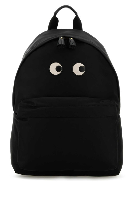 Black nylon backpack Black ANYA HINDMARCH (5050925193528) Black nylon backpack Black ANYA HINDMARCH (5050925193528)
