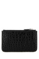 Black leather coin purse VIVIENNE WESTWOOD (5402000DWL0098)
