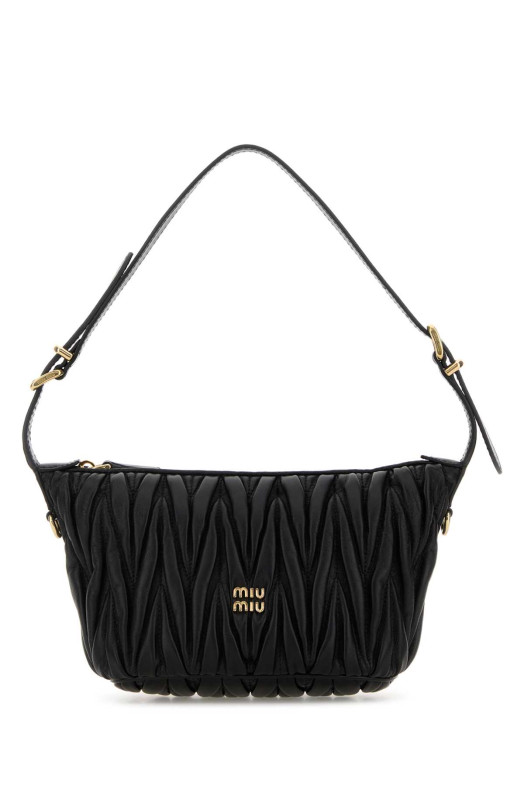 Black leather handbag Black MIU MIU (5NE026AFPP) Black leather handbag Black MIU MIU (5NE026AFPP)