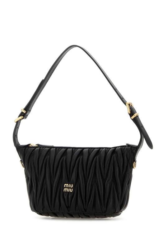 Black leather handbag Black MIU MIU (5NE026AFPP) Black leather handbag Black MIU MIU (5NE026AFPP)