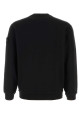 Black stretch cotton sweatshirt Black STONE ISLAND (610006928)