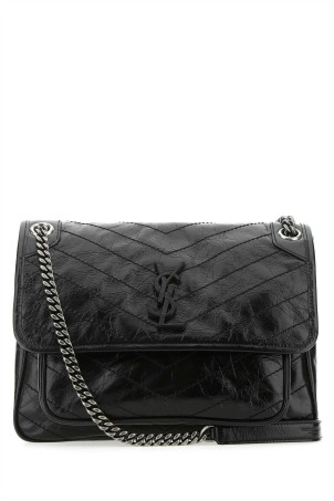 Black leather medium Niki shoulder bag Black SAINT LAURENT (6331580EN04)