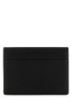 Black leather card holder Black BURBERRY (8115358)