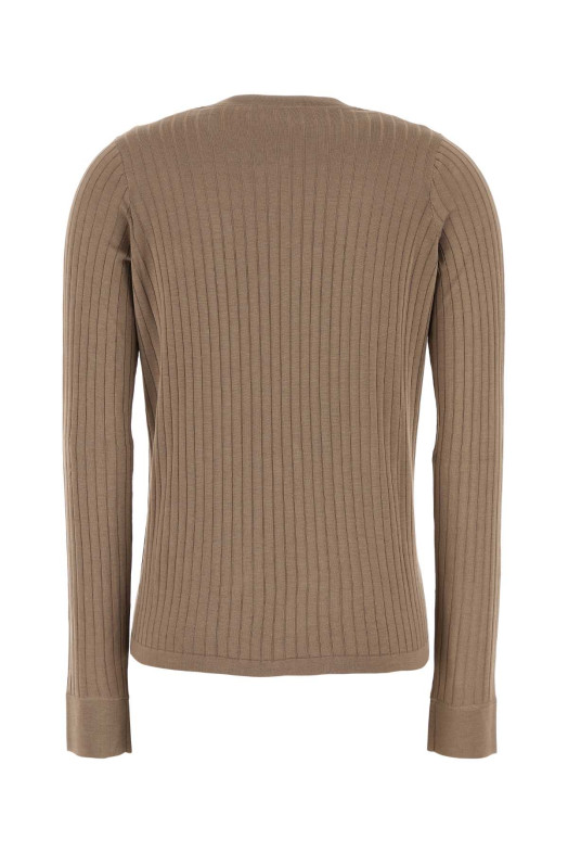 Cappuccino viscose blend Keya top THE ROW (8970Y913)