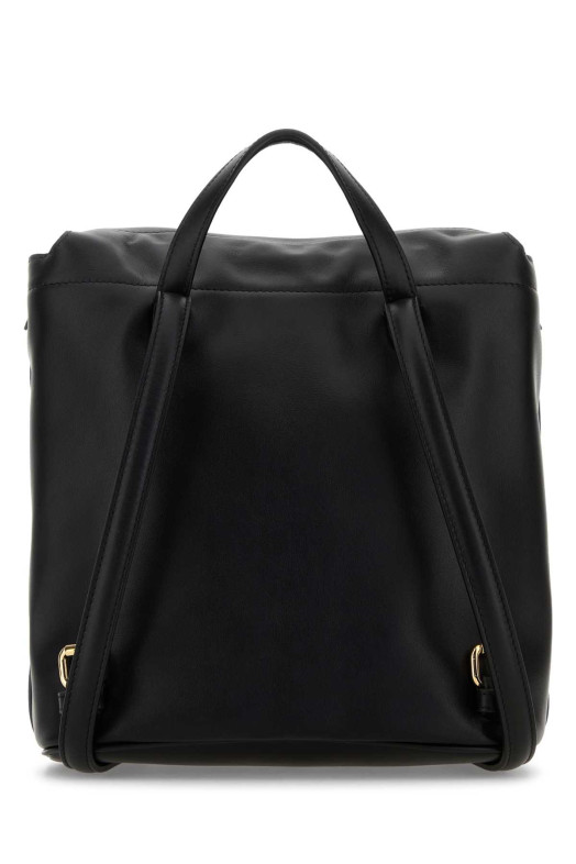 Black leather backpack Black FENDI (8BZ057AYJ1) Black leather backpack Black FENDI (8BZ057AYJ1)