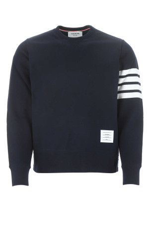 Navy blue cotton sweatshirt THOM BROWNE (MJT021H00535)