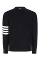 Navy blue cotton cardigan Black THOM BROWNE (MKC171A00219) Navy blue cotton cardigan Black THOM BROWNE (MKC171A00219)