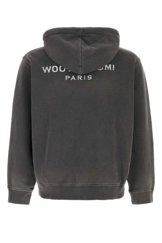 Dark grey cotton sweatshirt WOOYOUNGMI (W253TS37)