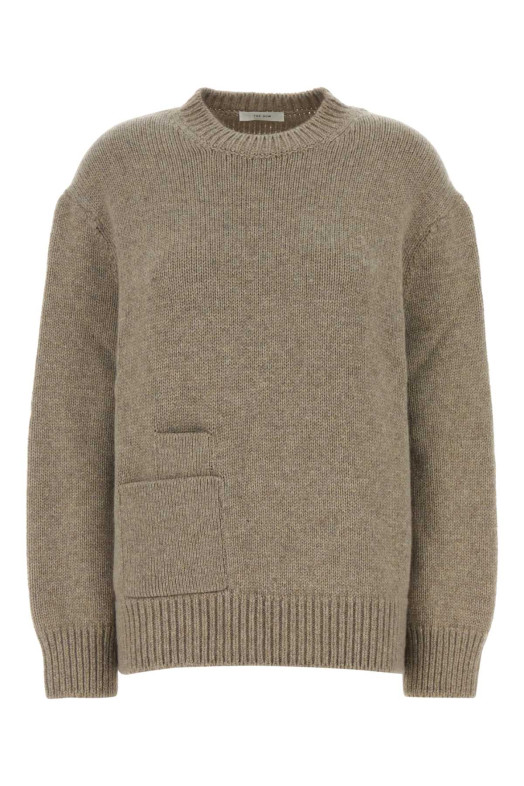 Свитер из кашемира цвета капучино Mirtle oversize THE ROW (10400Y120)