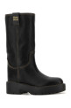 Black leather boots Black MIU MIU (5U270EF0555OD)