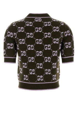 Embroidered wool sweater GUCCI (770059XKCNA)