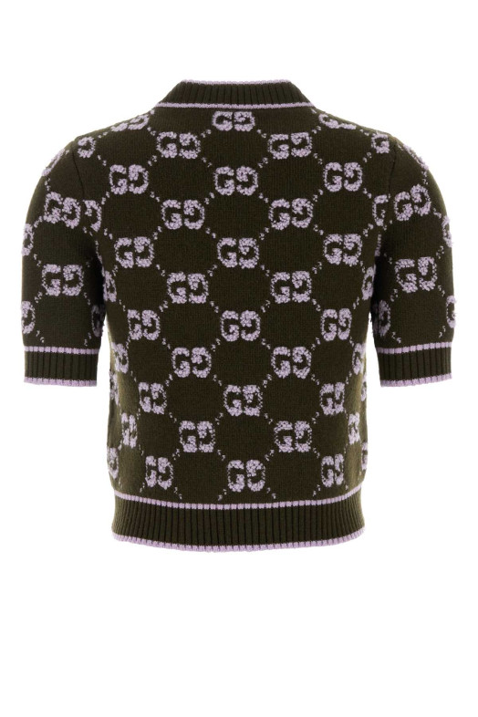 Embroidered wool sweater GUCCI (770059XKCNA)
