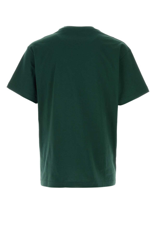 Bottle green cotton t-shirt GUCCI (796395XJHKE)