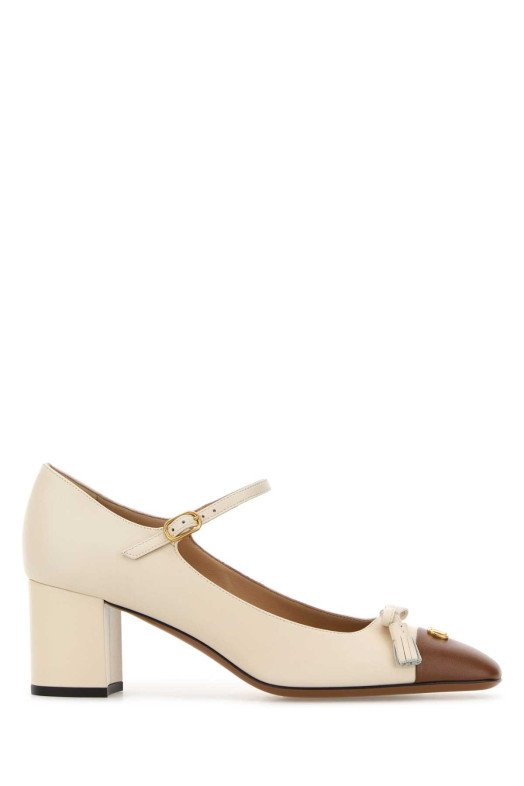 Ivory leather VLogo Signature pumps VALENTINO GARAVANI (7W0S0NE1DDT)