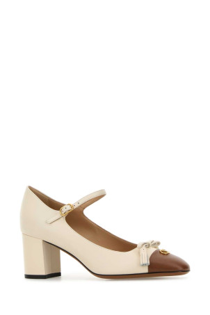 Ivory leather VLogo Signature pumps VALENTINO GARAVANI (7W0S0NE1DDT)