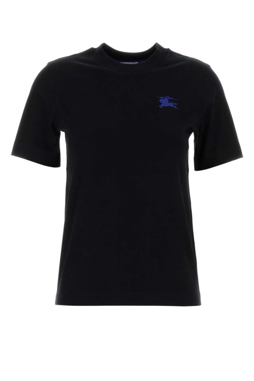 Black cotton t-shirt Black BURBERRY (8111946)