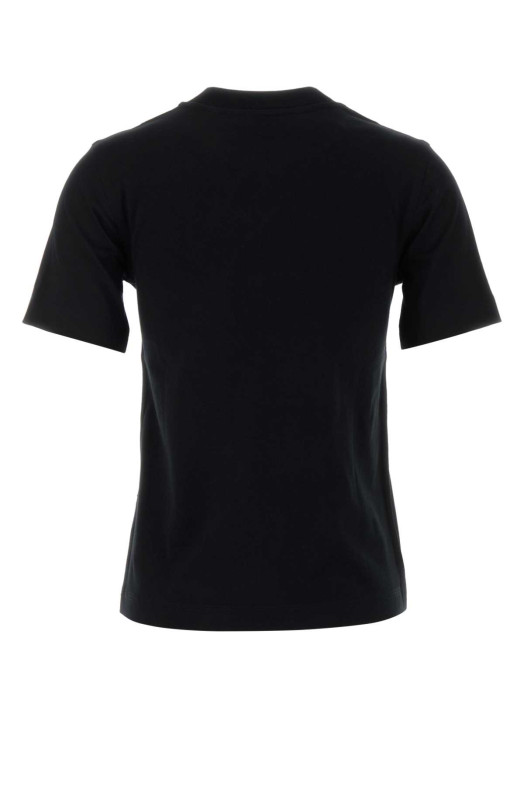 Black cotton t-shirt Black BURBERRY (8111946)