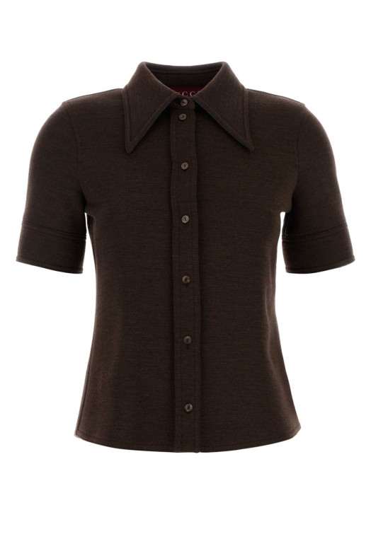 Шерстяная рубашка GUCCI (836442Z7AXV)