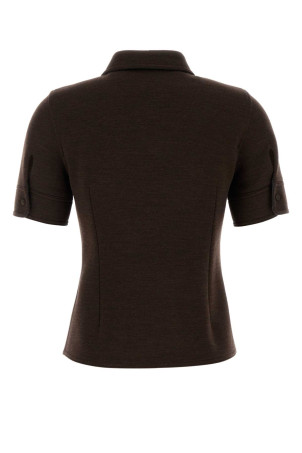 Шерстяная рубашка GUCCI (836442Z7AXV)