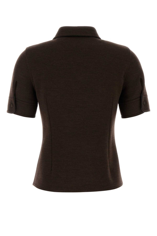 Шерстяная рубашка GUCCI (836442Z7AXV)