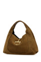 Camel suede maxi Gucci Softbit shoulder bag GUCCI (837466AAFLB)