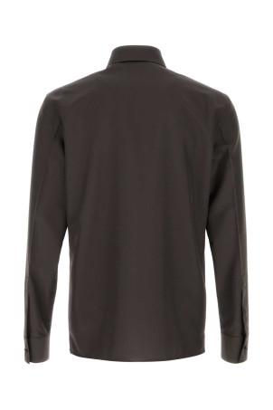 Chocolate panama shirt GUCCI (841624ZAFKB)