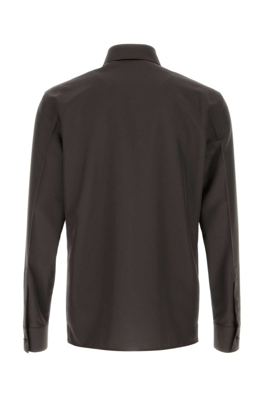 Chocolate panama shirt GUCCI (841624ZAFKB)