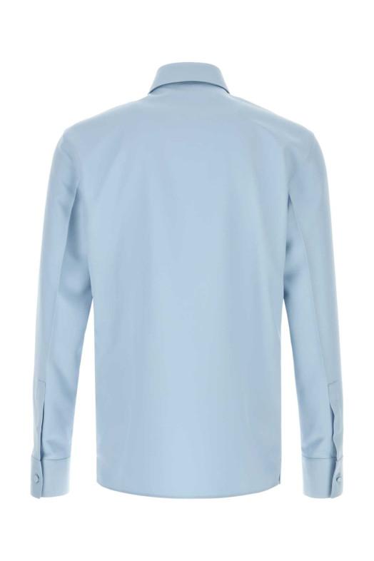 Pastel light-blue tech panama shirt GUCCI (841624ZAT43)