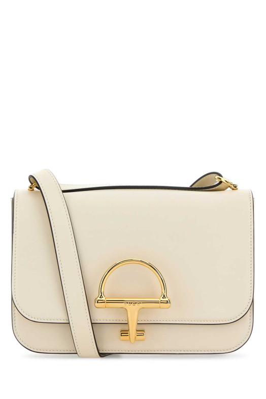 Ivory leather small Gucci Siena shoulder bag GUCCI (846705AAFKB)