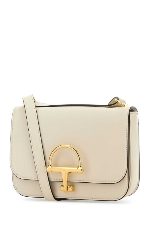 Ivory leather small Gucci Siena shoulder bag GUCCI (846705AAFKB)