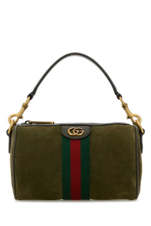 Olive green suede mini Ophidia handbag GUCCI (846869AAE1D)