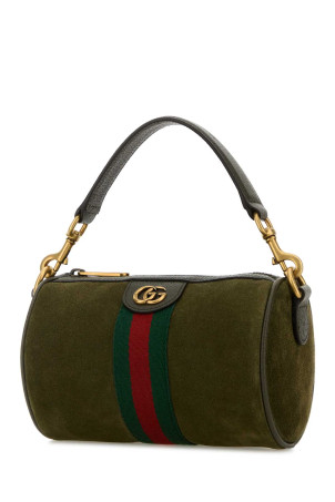Olive green suede mini Ophidia handbag GUCCI (846869AAE1D)