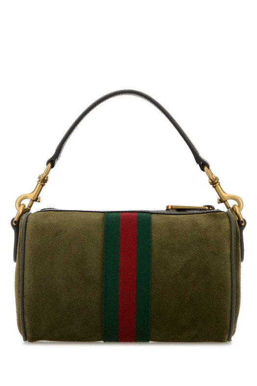 Olive green suede mini Ophidia handbag GUCCI (846869AAE1D)