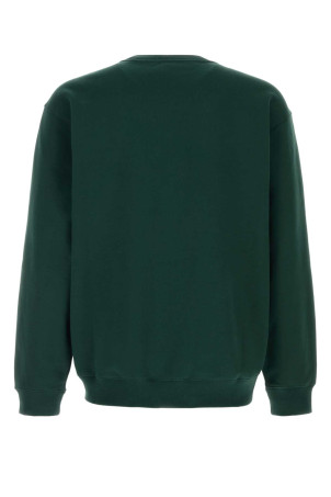 Bottle green cotton sweatshirt GUCCI (848737XJHKI)