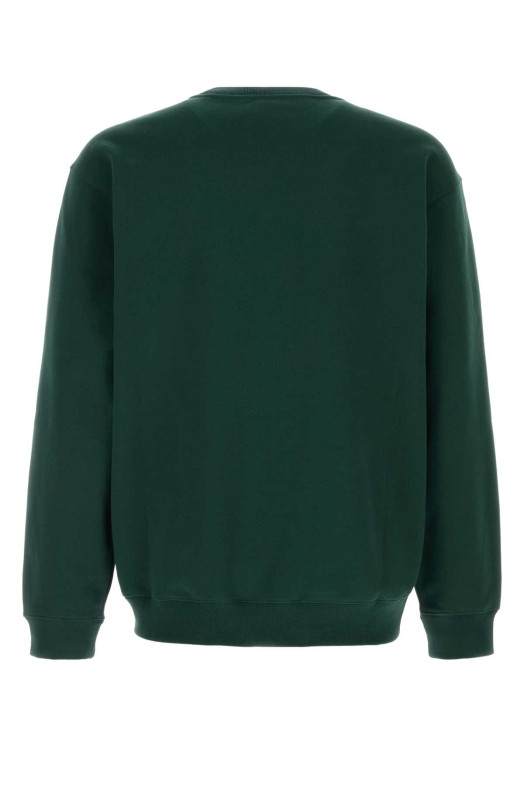 Bottle green cotton sweatshirt GUCCI (848737XJHKI)