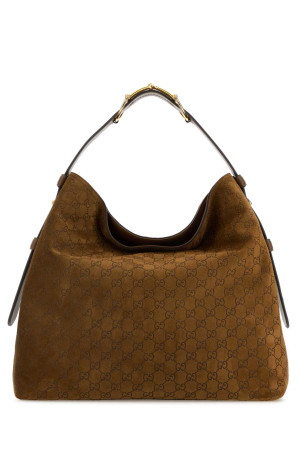 Camel suede large Gucci Beatrix shopping bag GUCCI (850546AAFOJ)