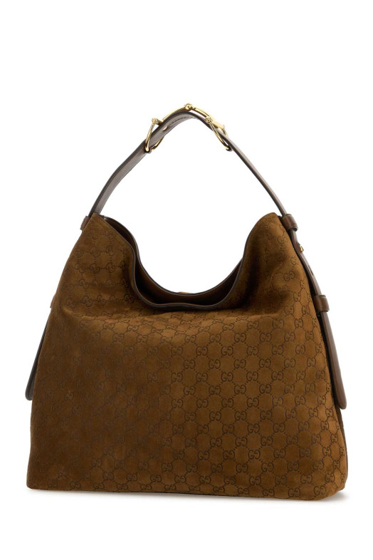Camel suede large Gucci Beatrix shopping bag GUCCI (850546AAFOJ)
