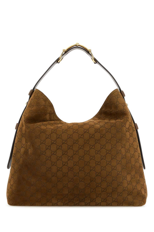 Camel suede large Gucci Beatrix shopping bag GUCCI (850546AAFOJ)