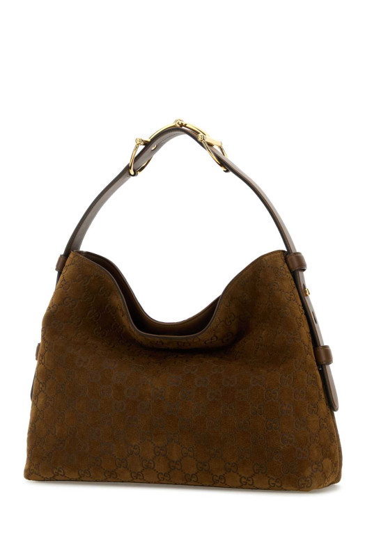 Camel suede medium Gucci Beatrix shopping bag GUCCI (850926AAFOJ)