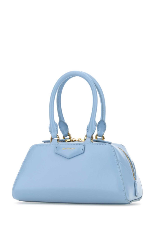 Light blue leather mini Antigona handbag GIVENCHY (BB5146B2AQ)