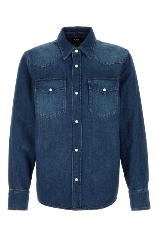 Denim Western shirt A.P.C. (COHMEH12632)