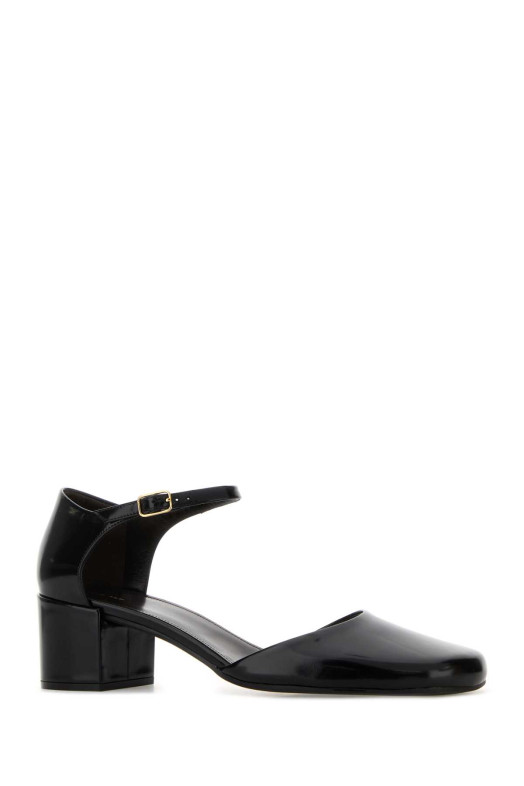 Black leather Penelope pumps Black THE ROW (F1673L604)